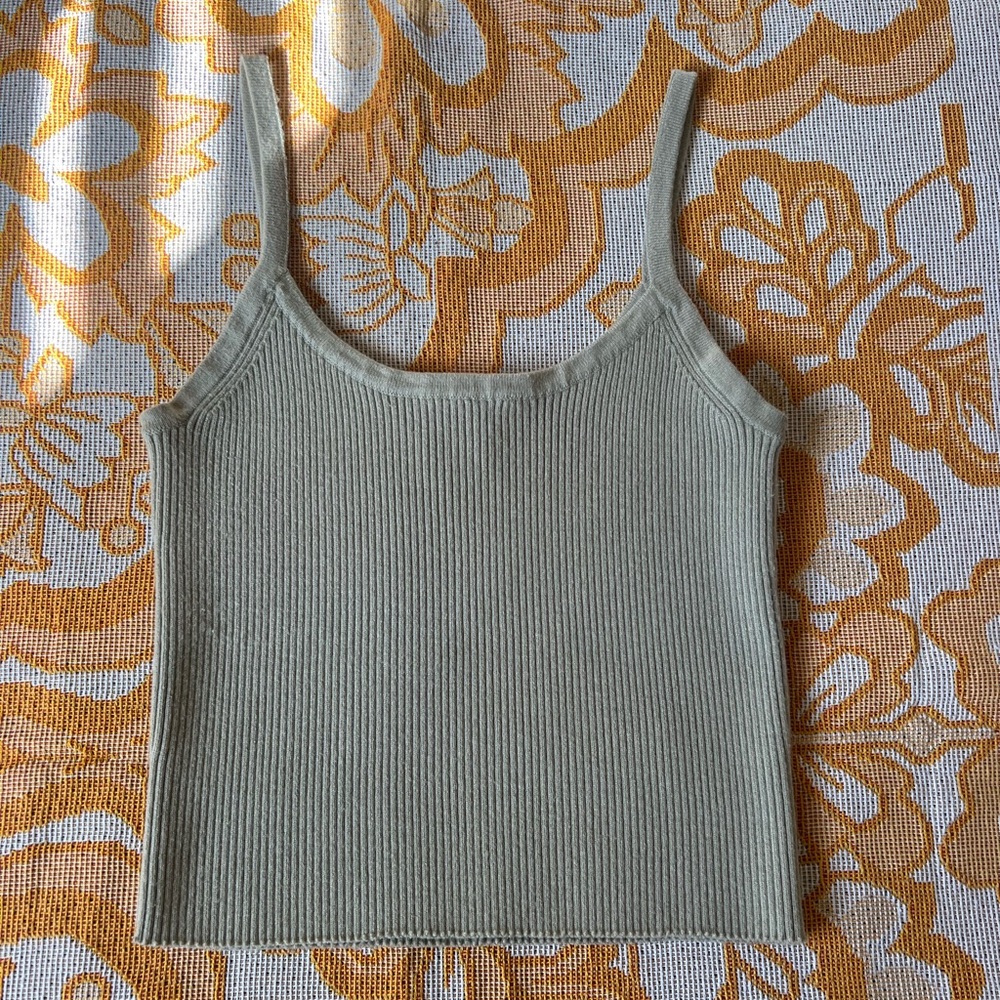 Rhythm Ribbed Cropped Tank